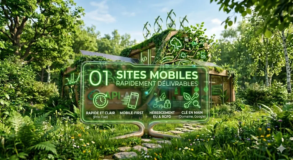 Sites mobiles rapidement délivrables